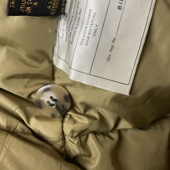 VTG Eddie Bauer Dark Green Premium Goose Down Expedition Parka Jacket Men Large - Picture 14 of 14